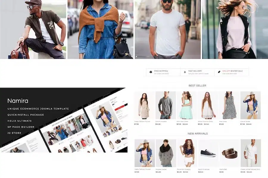 Namira – Unique eCommerce J2Store Joomla Template