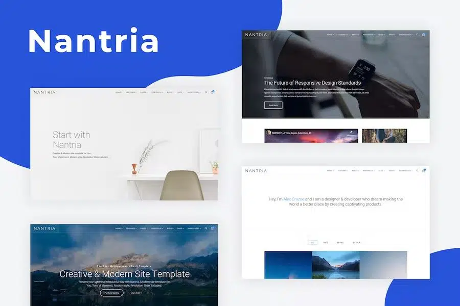 Nantria – Multi-purpose HTML5 Template