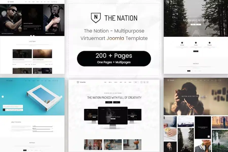 Nation – Multipurpose Virtuemart Joomla Template