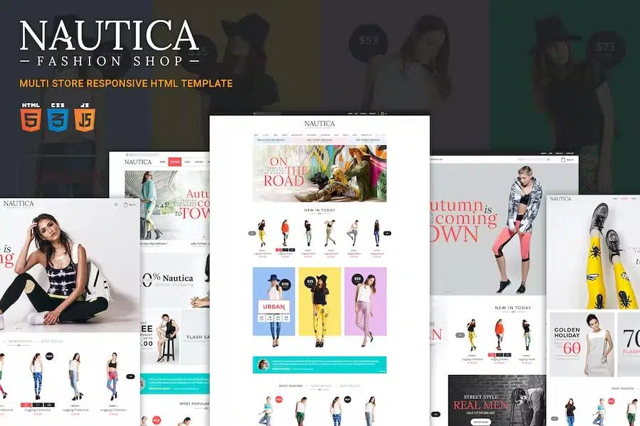 Nautica – Responsive HTML Template