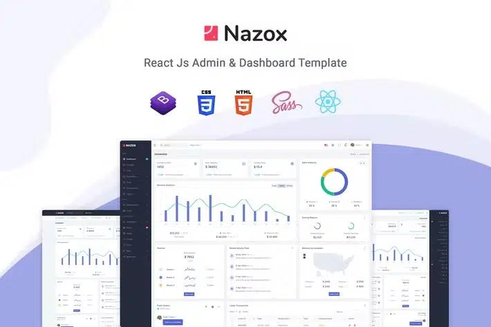 Nazox – React Admin & Dashboard Template