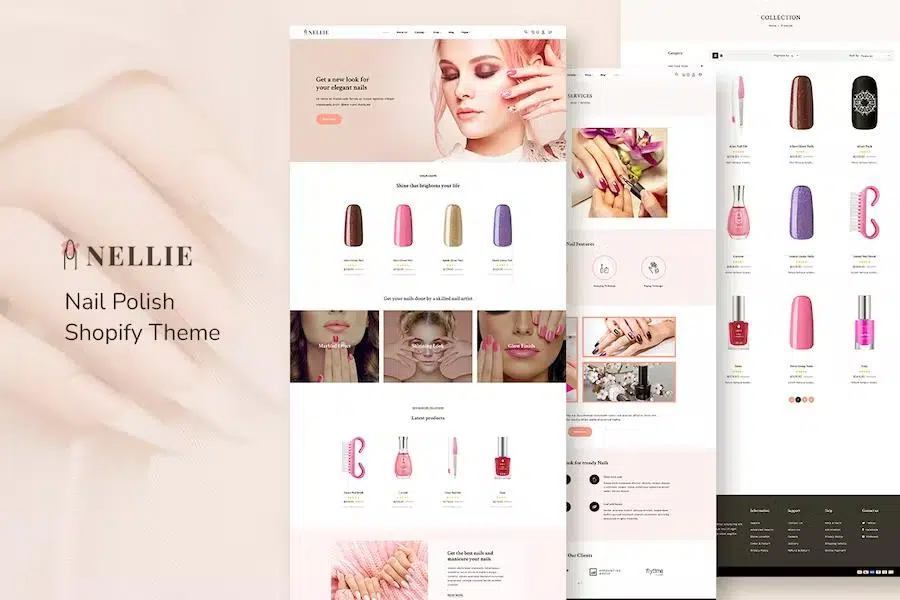 Nellie – Nail, Hair & Beauty Responsive Shopify Theme