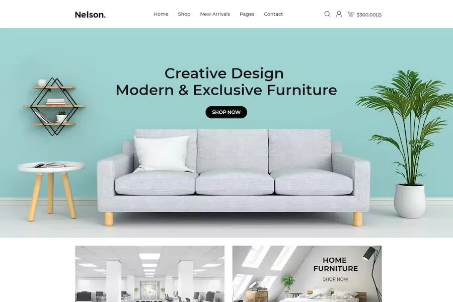 Nelson – Furniture Store eCommerce HTML Template