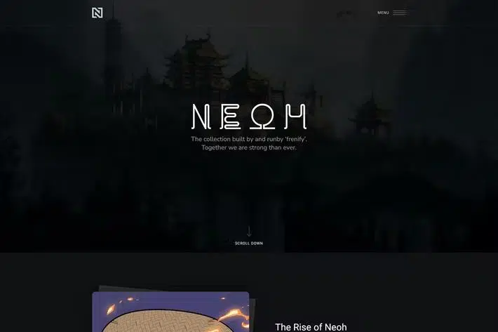 Neoh – NFT Portfolio and Landing Page