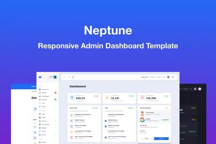 Neptune – Multi-Purpose Bootstrap 5 Admin Dashboard Template