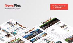 NewsPlus – News and Magazine WordPress theme