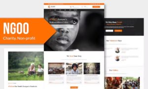 NGOO – Charity, Non-profit, and Fundraising HTML Template