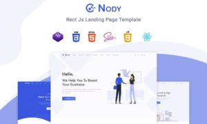 Nody – React Js Landing Page Template