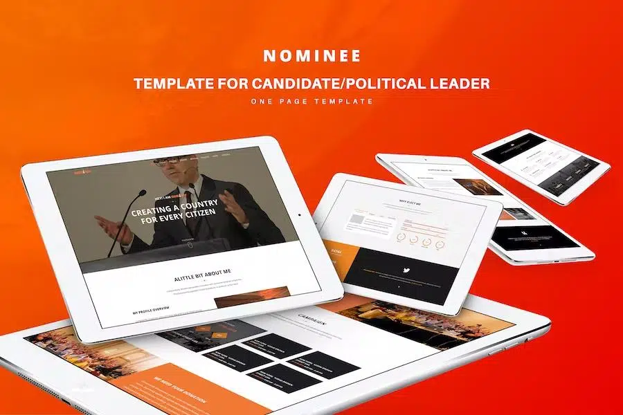 Nominee – Template for Candidate Political Leader