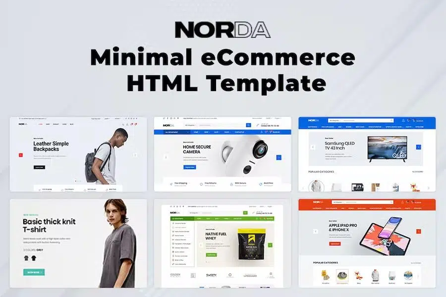 Norda – Minimal eCommerce HTML Template