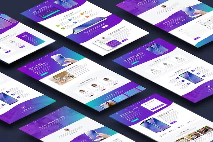 Nova – Premium App Landing Page Template