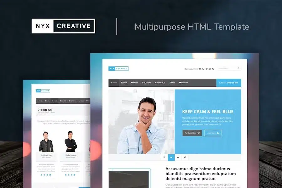 NYX – Multipurpose HTML Template