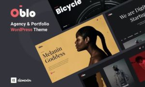 Oblo – Creative Agency Portfolio WordPress Theme