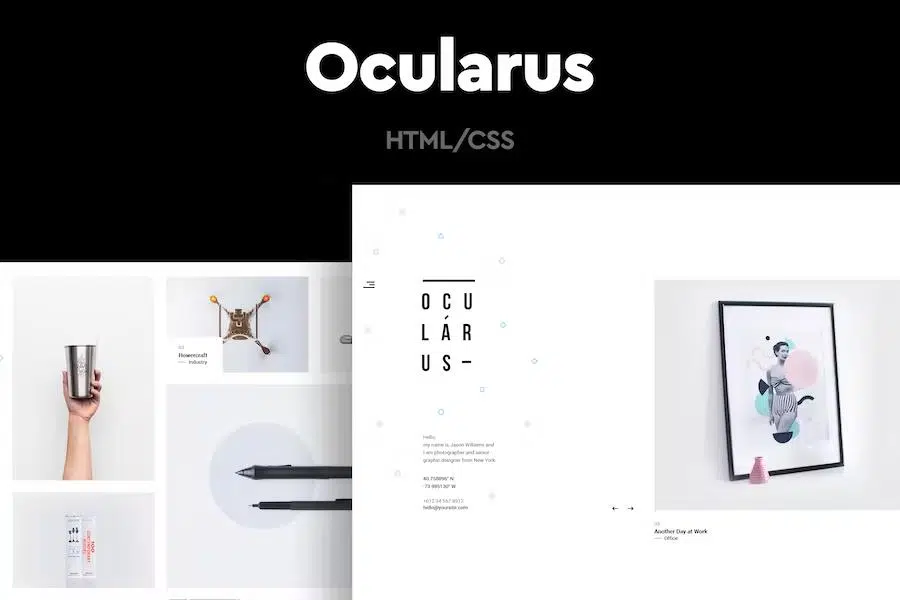 Ocularus – Minimal Photography Html Template