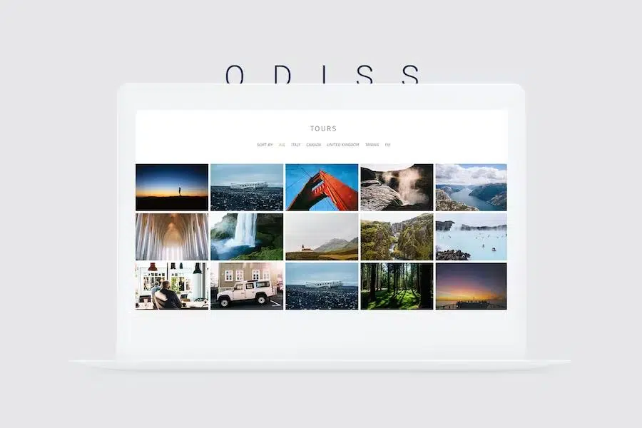 Odiss – Travel Booking Landing Page