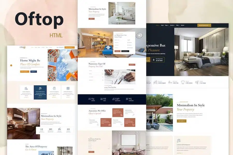 Oftop – Single Property HTML Template