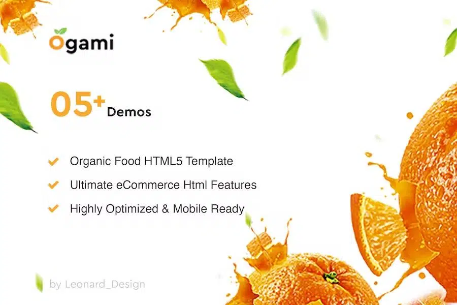 Ogami – Multipurpose Organic Store & Bakery HTML Templates