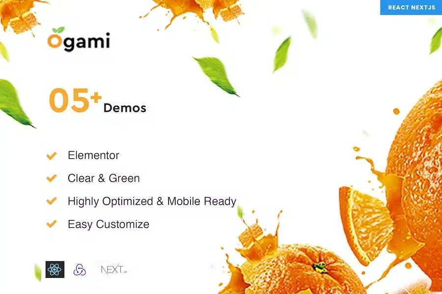 Ogami – React NextJs Organic eCommerce Templates