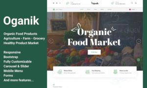 Oganik – HTML Template For Organic Food Products & Agriculture Farm