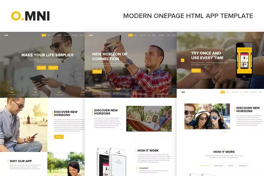 Omni – Modern HTML App Template