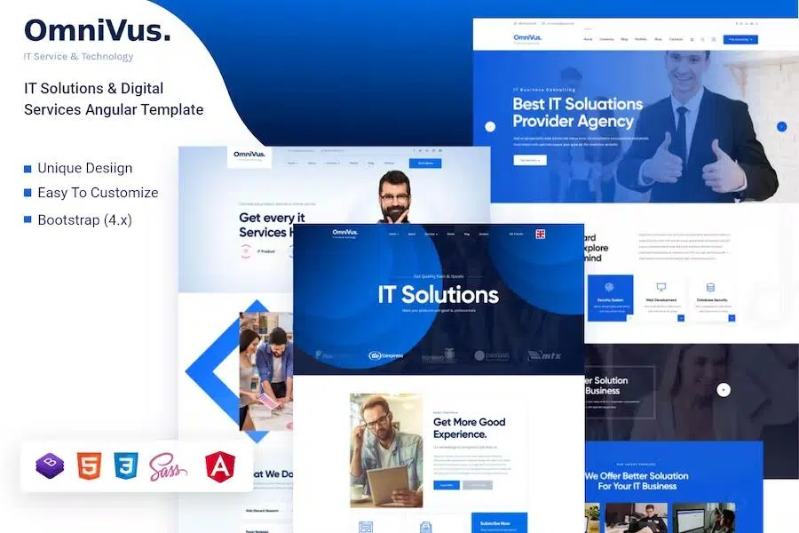 Omnivus – IT Solutions & Digital Services Angular Template