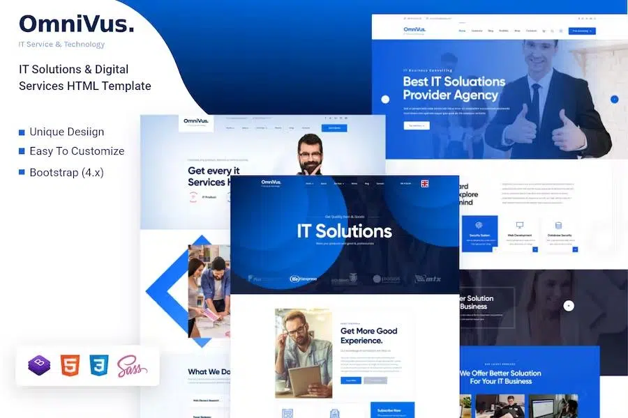 Omnivus – IT Solutions & Digital Services HTML5 Template