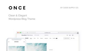 Once – Clean & Elegant WordPress Blog Theme