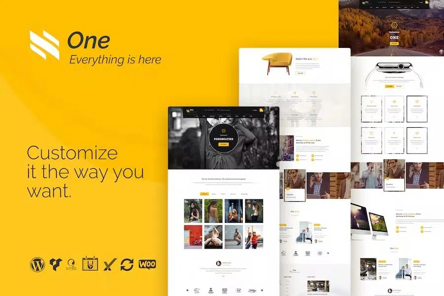 One – Business Agency Events WooCommerce Theme