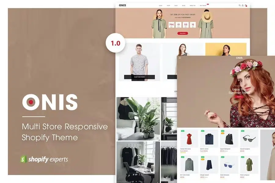 ONIS – Multi Store Responsive Shopify Theme