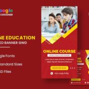 Online Course Animated Banner GWD