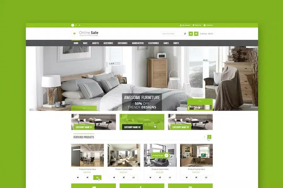 Online Sale – Responsive HTML5 eCommerce Template