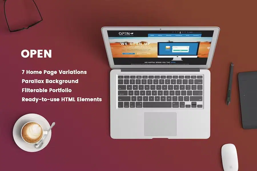 Open – Responsive Corporate and Business Template