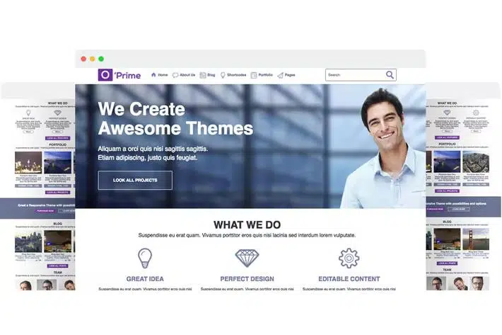 O’prime Multi Purpose Responsive HTML Template – Business