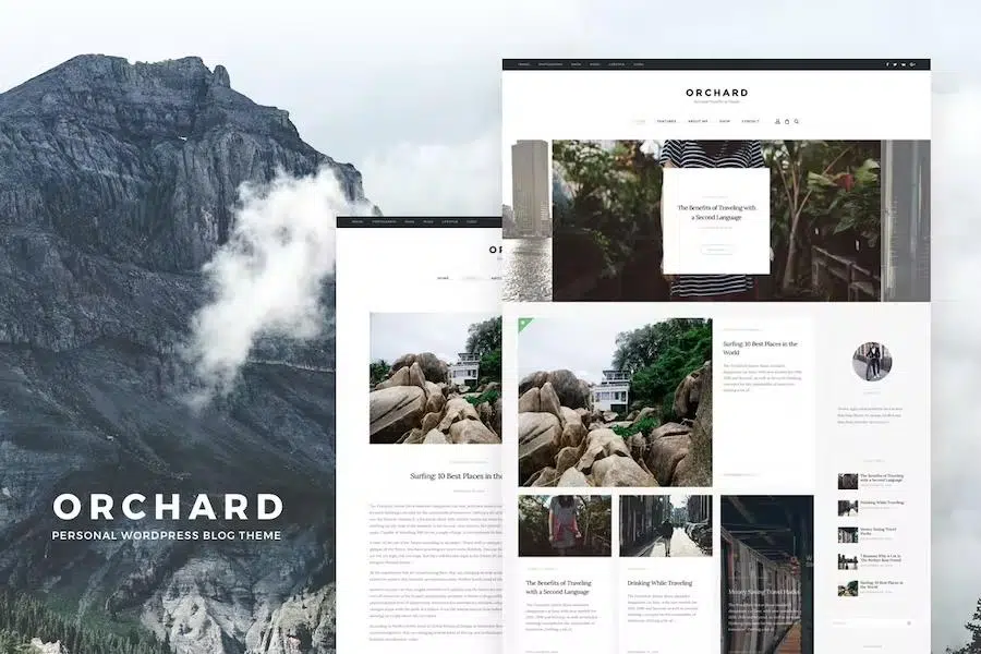 Orchard – Personal WordPress Blog Theme