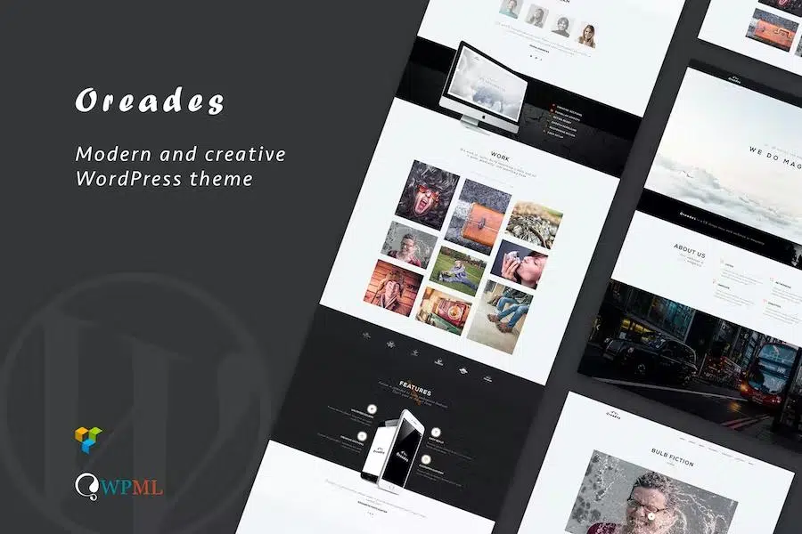 Oreades – Creative One-Page WordPress Theme