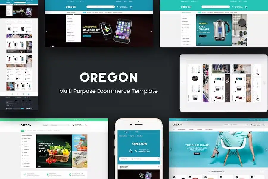 Oregon – Responsive Prestashop Theme