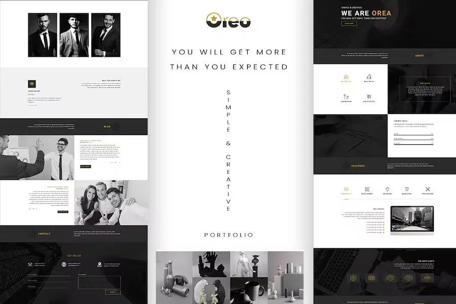 Oreo – Ultimate Creative Landing Page