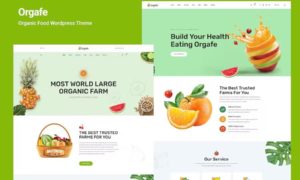 Orgafe – Organic Food WordPress Theme