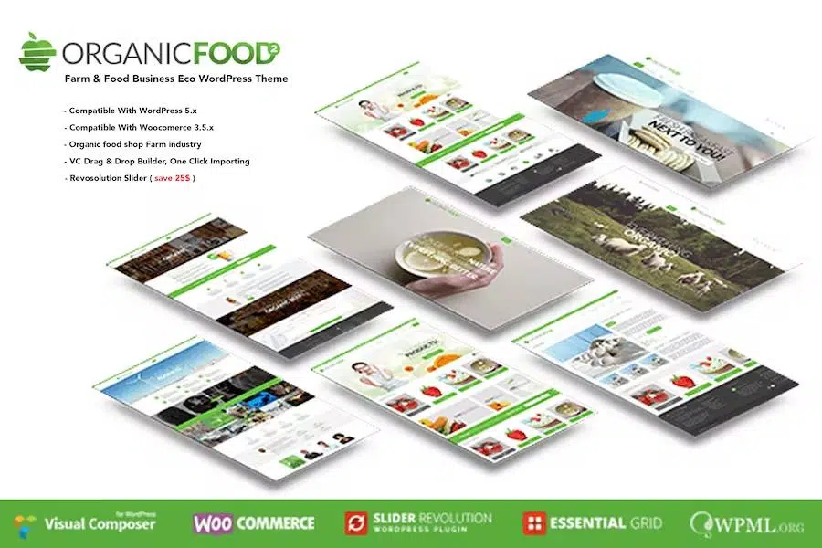 Organic Food – Farm Business Eco WordPress Theme