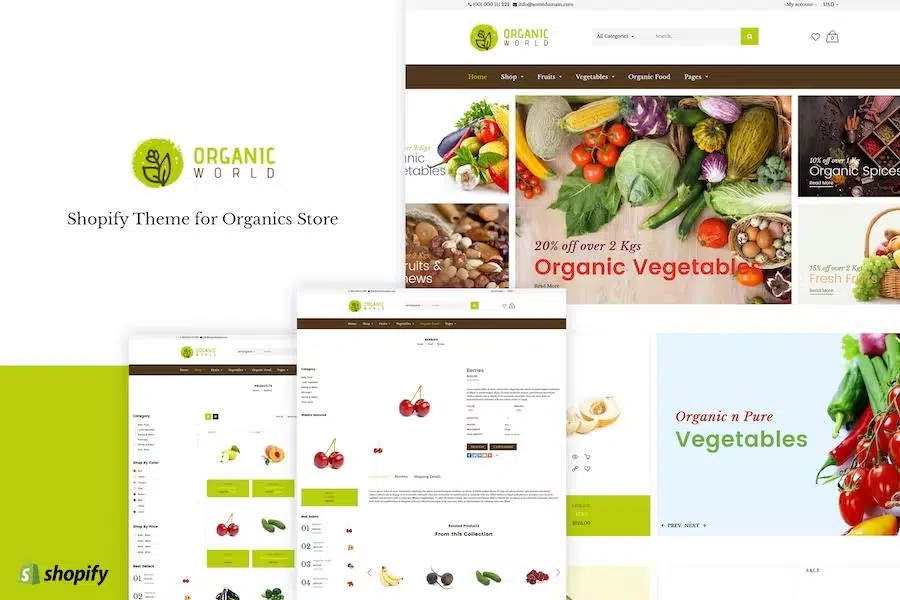 Organic Food Shopify Theme