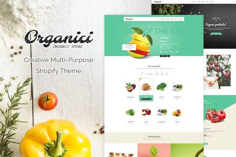 Organici – Creative Multi-Purpose Shopify Theme