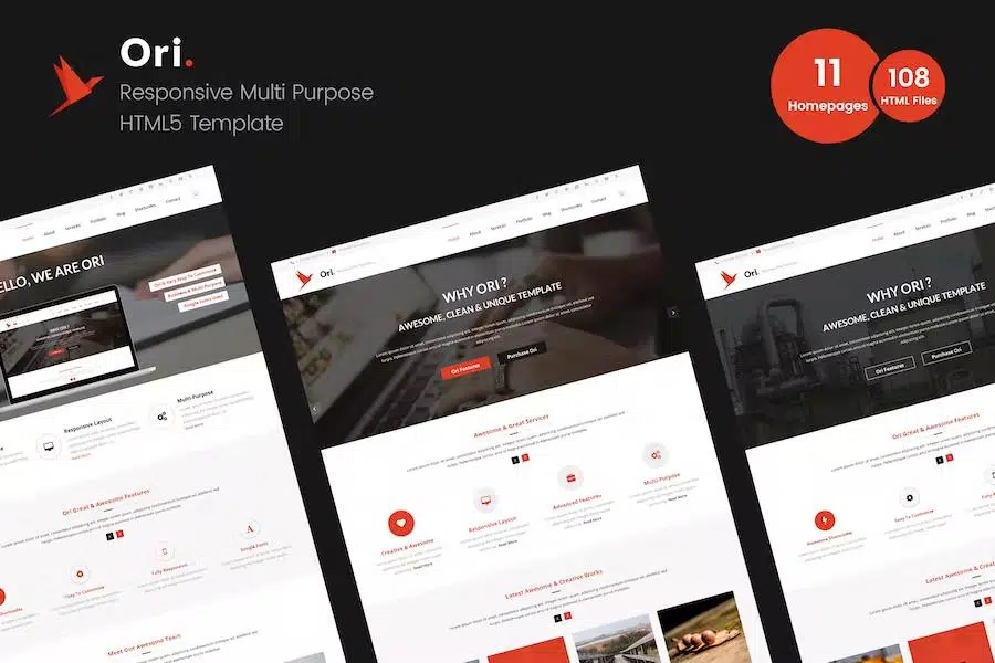 Ori – Multi-purpose Business HTML Template