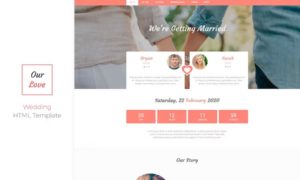 Our Love – Wedding HTML Template