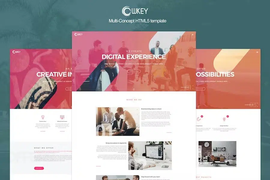 Owkey – Multi-Concept HTML5 template