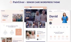 PairGiver – Senior Care WordPress Theme