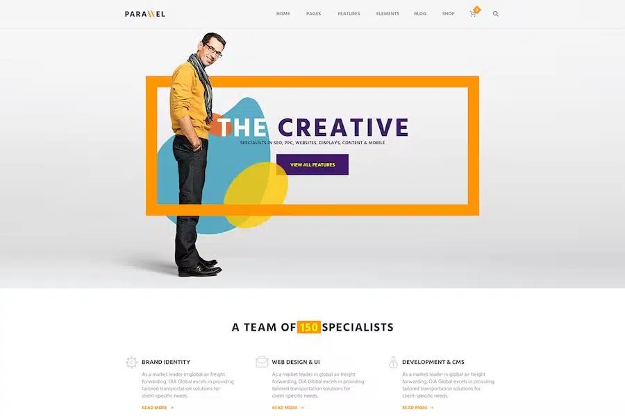 Parallels – Multipurpose Site Template