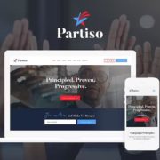 Partiso – Political WordPress Theme for Party & Candidate