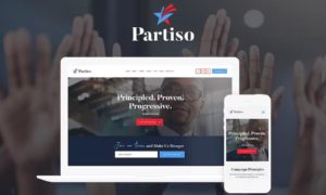 Partiso – Political WordPress Theme for Party & Candidate