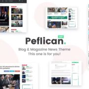 Peflican – A Newspaper and Magazine WordPress Theme
