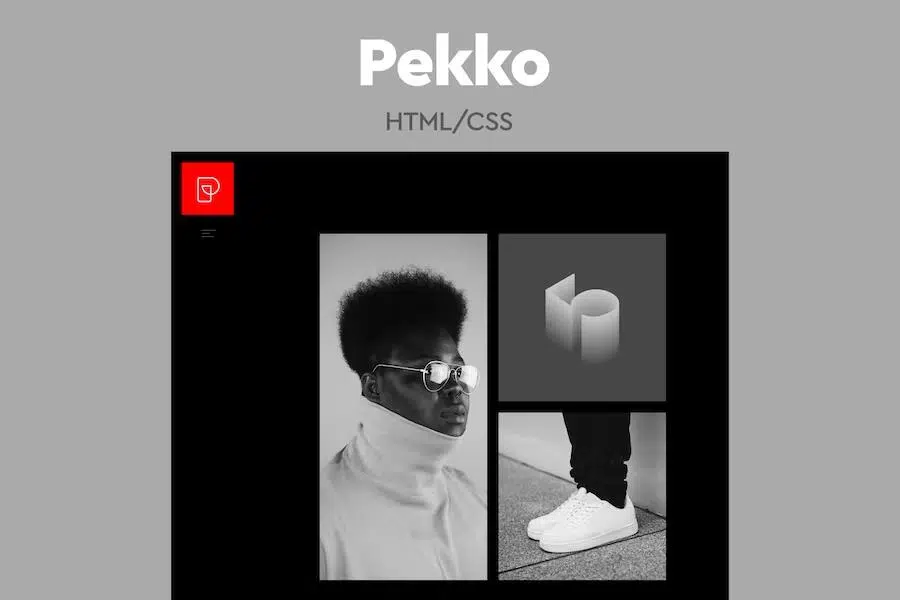 Pekko – Minimal Black HTML Template